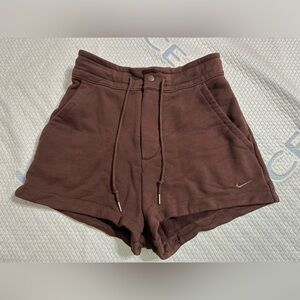 Brown Nike Sweatshorts